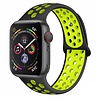 Strap-it® Strap-it Apple Watch 8 sport band (zwart/geel) Strap-it® Strap-it Apple Watch 8 sport band (zwart/geel)
