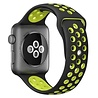 Strap-it® Strap-it Apple Watch 8 sport band (zwart/geel) Strap-it® Strap-it Apple Watch 8 sport band (zwart/geel)