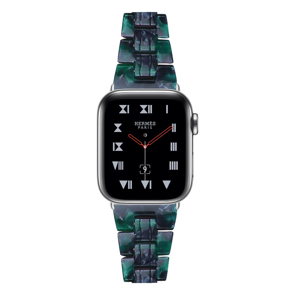 Strap-it® Strap-it Apple Watch 8 stalen band (groen)