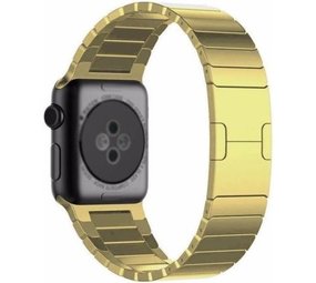 Strap-it® Apple Watch 8 luxe metalen band (goud) Strap-it® Apple Watch 8 luxe metalen band (goud)