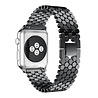 Strap-it® Strap-it Apple Watch 8 stalen vis band (zwart) Strap-it® Strap-it Apple Watch 8 stalen vis band (zwart)