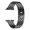 Strap-it® Strap-it Apple Watch 8 stalen vis band (zwart) Strap-it® Strap-it Apple Watch 8 stalen vis band (zwart)