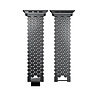 Strap-it® Strap-it Apple Watch 8 stalen vis band (zwart) Strap-it® Strap-it Apple Watch 8 stalen vis band (zwart)