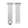 Strap-it® Strap-it Apple Watch 8 stalen vis band (zilver) Strap-it® Strap-it Apple Watch 8 stalen vis band (zilver)