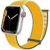 Strap-it® Apple Watch 8 nylon loop bandje (geel)