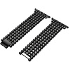 Strap-it® Strap-it Apple Watch 8 stalen kralen band (zwart) Strap-it® Strap-it Apple Watch 8 stalen kralen band (zwart)