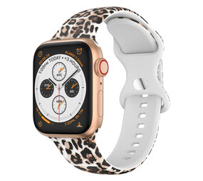 Strap-it® Lucky Leopard Apple Watch 8 bandje