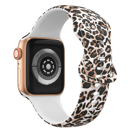 Strap it Strap it Lucky Leopard Apple Watch 8 bandje