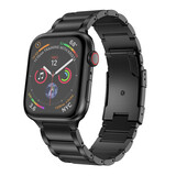 Strap-it® Apple Watch 8 Titanium bandje (zwart)