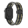 Strap-it® Strap-it Apple Watch 8 keramiek stalen band (zwart/goud) Strap-it® Strap-it Apple Watch 8 keramiek stalen band (zwart/goud)