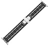 Strap-it® Strap-it Apple Watch 8 keramiek stalen band (zwart/zilver) Strap-it® Strap-it Apple Watch 8 keramiek stalen band (zwart/zilver)