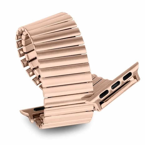 Strap-it® Strap-it Apple Watch 8 stalen rekband (rosé goud) Strap-it® Strap-it Apple Watch 8 stalen rekband (rosé goud)