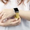 Strap-it® Strap-it Apple Watch 8 stalen rekband (goud) Strap-it® Strap-it Apple Watch 8 stalen rekband (goud)