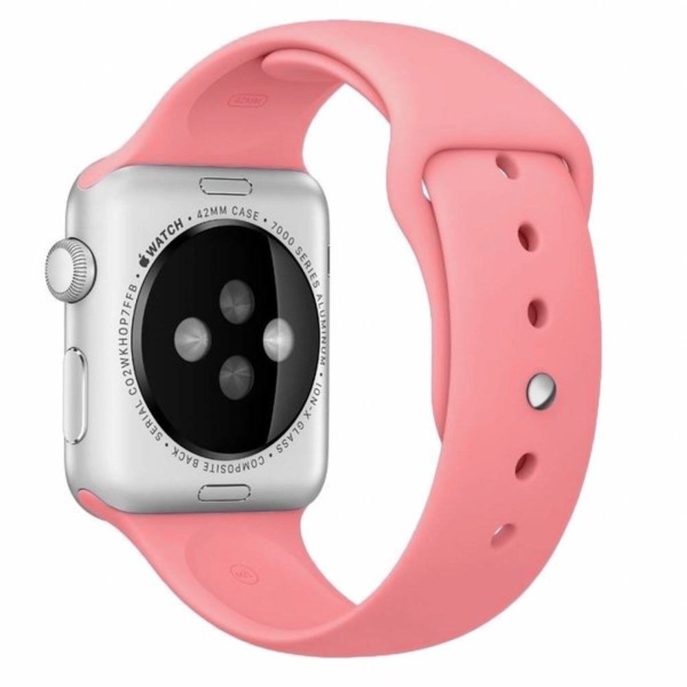 Strap-it® Strap-it Apple Watch Ultra silicone band (roze)
