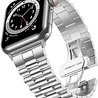 Strap-it® Strap-it Apple Watch Ultra Presidential stalen band (zilver) Strap-it® Strap-it Apple Watch Ultra Presidential stalen band (zilver)