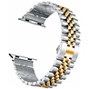 Strap-it® Strap-it Apple Watch Ultra Jubilee stalen band (zilver/goud) Strap-it® Strap-it Apple Watch Ultra Jubilee stalen band (zilver/goud)