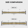 Strap-it® Strap-it Apple Watch Ultra Jubilee stalen band (zilver/goud) Strap-it® Strap-it Apple Watch Ultra Jubilee stalen band (zilver/goud)
