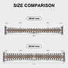 Strap-it® Strap-it Apple Watch Ultra Jubilee stalen band (zilver/rosé goud) Strap-it® Strap-it Apple Watch Ultra Jubilee stalen band (zilver/rosé goud)