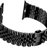 Strap-it® Strap-it Apple Watch Ultra Jubilee stalen band (zwart) Strap-it® Strap-it Apple Watch Ultra Jubilee stalen band (zwart)