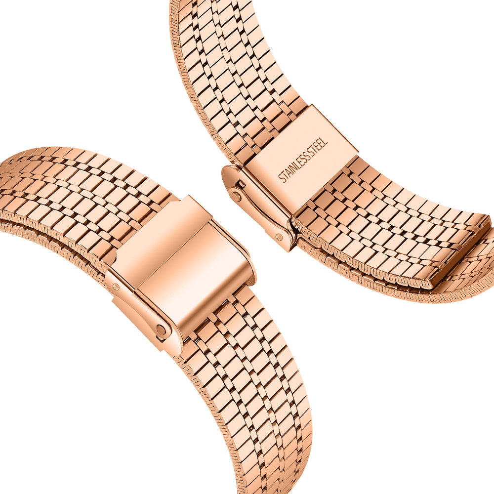 Strap-it® Strap-it Apple Watch Ultra roestvrij stalen band (rosé goud) Strap-it® Strap-it Apple Watch Ultra roestvrij stalen band (rosé goud)