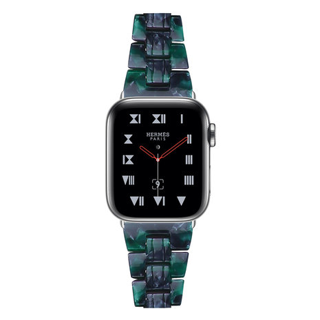 Strap-it® Strap-it Apple Watch Ultra stalen band (groen)