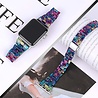 Strap-it® Strap-it Apple Watch Ultra stalen band (kleurrijk paars) Strap-it® Strap-it Apple Watch Ultra stalen band (kleurrijk paars)