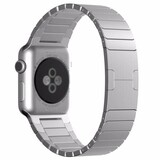 Strap-it® Apple Watch Ultra luxe metalen band (zilver) Strap-it® Apple Watch Ultra luxe metalen band (zilver)