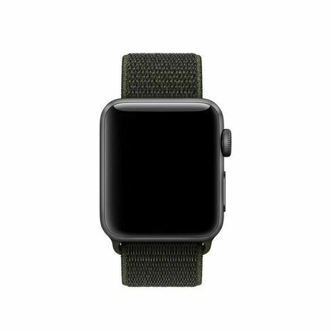 Strap-it® Strap-it Apple Watch Ultra nylon band (donkergroen)