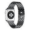 Strap-it® Strap-it Apple Watch Ultra stalen vis band (zwart) Strap-it® Strap-it Apple Watch Ultra stalen vis band (zwart)