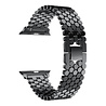 Strap-it® Strap-it Apple Watch Ultra stalen vis band (zwart) Strap-it® Strap-it Apple Watch Ultra stalen vis band (zwart)