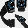 Strap-it® Strap-it Apple Watch Ultra nylon loop bandje (zwart) Strap-it® Strap-it Apple Watch Ultra nylon loop bandje (zwart)