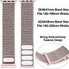 Strap-it® Strap-it Apple Watch Ultra nylon loop bandje (roze) Strap-it® Strap-it Apple Watch Ultra nylon loop bandje (roze)