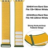 Strap-it® Strap-it Apple Watch Ultra nylon loop bandje (geel) Strap-it® Strap-it Apple Watch Ultra nylon loop bandje (geel)