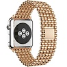 Strap-it® Strap-it Apple Watch Ultra stalen kralen band (rosé goud) Strap-it® Strap-it Apple Watch Ultra stalen kralen band (rosé goud)