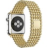 Strap-it® Strap-it Apple Watch Ultra stalen kralen band (goud) Strap-it® Strap-it Apple Watch Ultra stalen kralen band (goud)