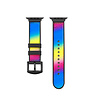 Strap-it® Strap-it Apple Watch Ultra nylon hybrid bandje (kleurrijk) Strap-it® Strap-it Apple Watch Ultra nylon hybrid bandje (kleurrijk)