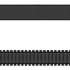 Strap-it® Strap-it Apple Watch Ultra stalen rekband (zwart) Strap-it® Strap-it Apple Watch Ultra stalen rekband (zwart)