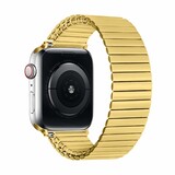 Strap-it® Apple Watch Ultra stalen rekband (goud)
