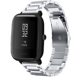 Strap-it® Xiaomi Amazfit Bip titanium bandje (zilver)