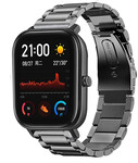 Strap-it® Strap-it Xiaomi Amazfit GTS titanium bandje (grafiet)