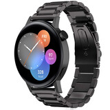 Strap-it® Huawei Watch GT 3 42mm titanium bandje (zwart)