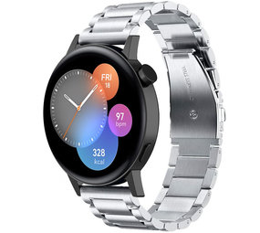 Strap-it® Huawei Watch GT 3 42mm titanium bandje (zilver)