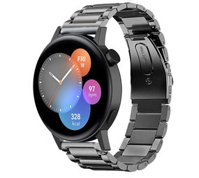 Strap-it® Huawei Watch GT 3 42mm titanium bandje (grafiet) Strap-it® Huawei Watch GT 3 42mm titanium bandje (grafiet)