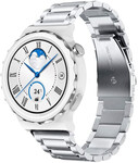 Strap-it® Strap-it Huawei Watch GT 3 Pro 43mm titanium bandje (zilver)