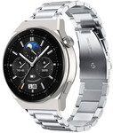 Strap-it® Strap-it Huawei Watch GT 3 Pro 46mm titanium bandje (zilver)