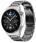 Strap-it® Strap-it Huawei Watch GT 3 Pro 46mm titanium bandje (grafiet)