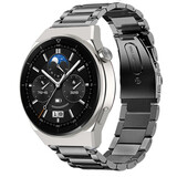 Strap-it® Huawei Watch GT 3 Pro 46mm titanium bandje (grafiet)