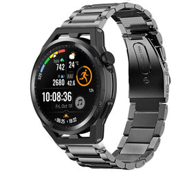 Strap-it® Huawei Watch GT Runner titanium bandje (grafiet)