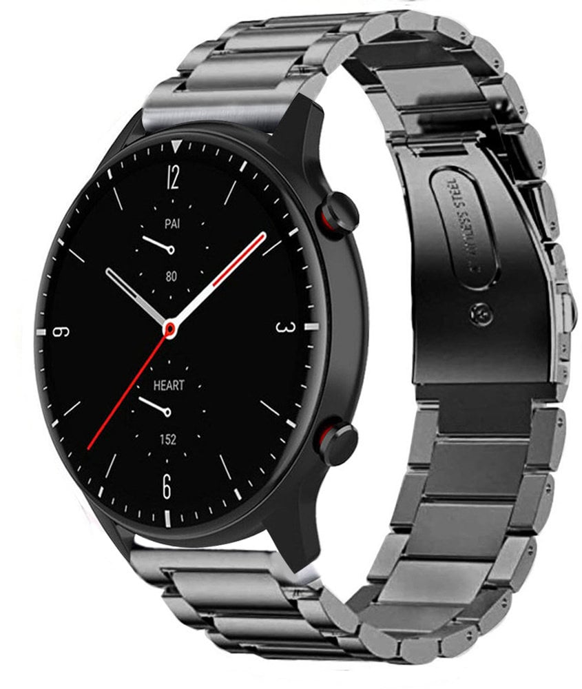 Strap-it® Strap-it Amazfit GTR 2 titanium bandje (grafiet)