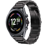 Strap-it® Fossil Gen 6 44mm titanium bandje (zwart)